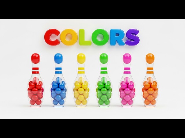 🎉 ABC Alphabet Song & Learn Colors - 3D Kids Video