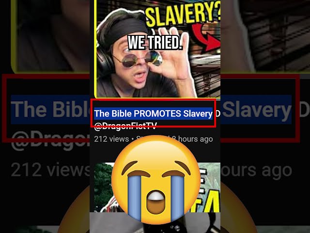 The Pope Apologizes for SLAVERY and Christian says Bible DOES NOT Promote Slavery! @DragonFistTV