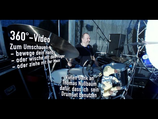 360° Drum Cam: "Walking On Sunshine" (Katrina & The Waves).