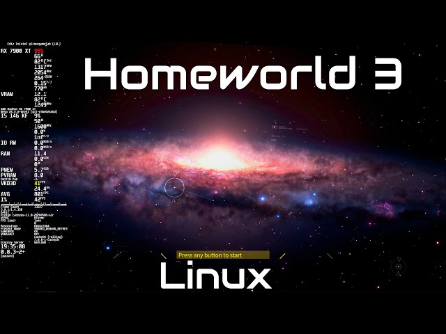 Homeworld 3 Linux Benchmark & Gameplay Quality And Performance Mode