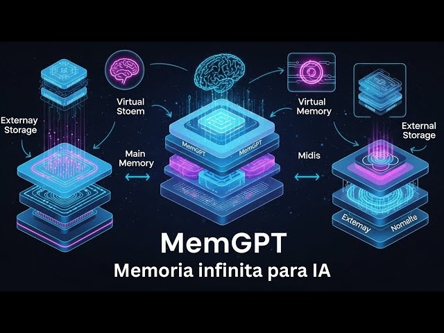 Este avance otorga a los LLM memoria infinita (MemGPT)