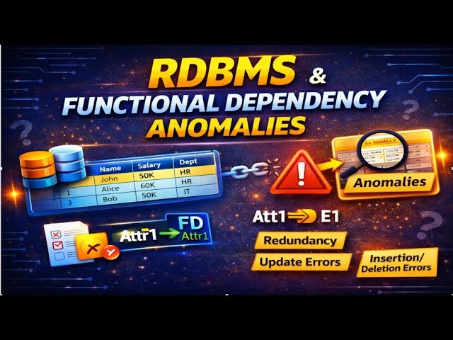 RDBMS|Functional Dependency|IBPS SO IT|SEBI|NABARD|SIDBI|