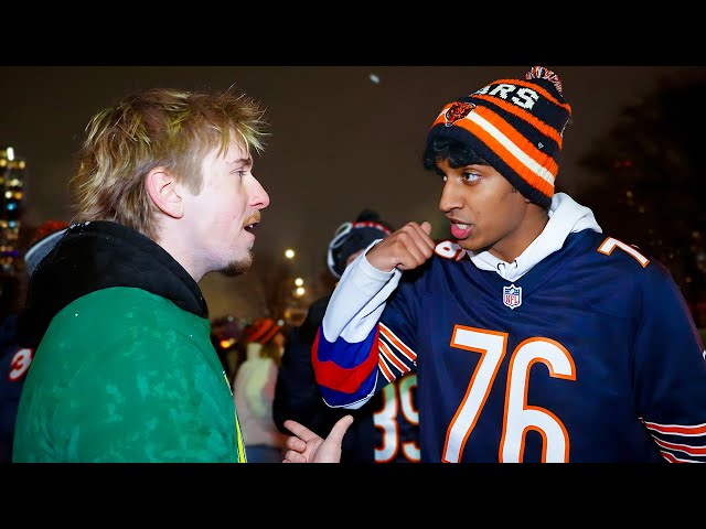 Packers Fan Trolls Bears! (NFL Playoffs)