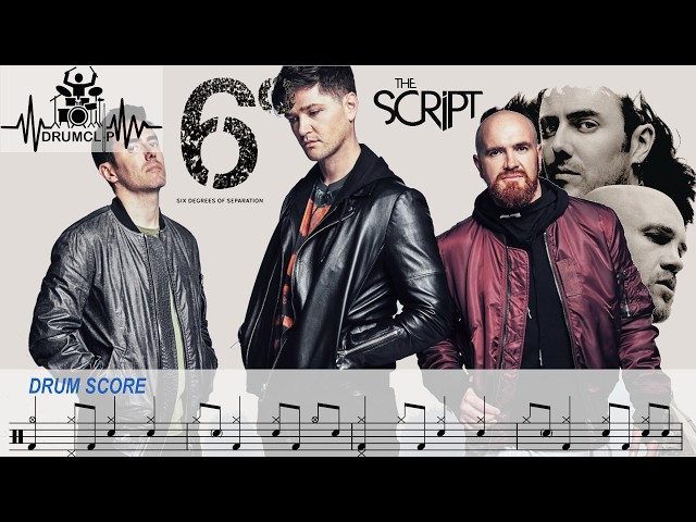 The Script - Six Degrees Of Separation (Drum Score)