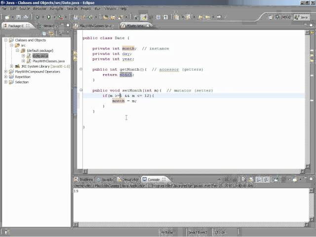 Java 13 Classes and Objects