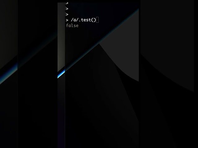 JavaScript RegExps are kinda weird