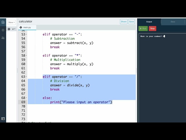Python #021 - Calculator (Functions Return)