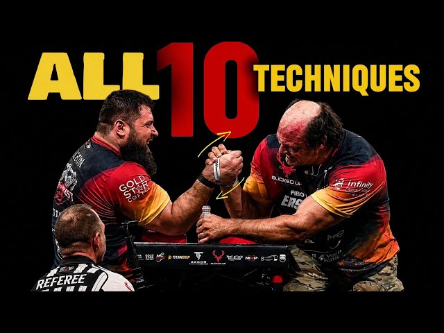 How Devon counters every technique in arm wrestling?