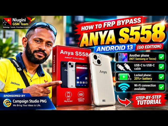 HOW TO FRP BYPASS ANYA S558 | ANDROID 13 | STEP-BY-STEP TUTORIAL | Anya S558 FRP bypass without tool
