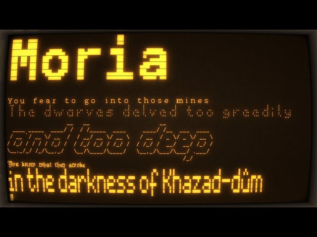 Moria (1983) — FOSS gaming on Linux!
