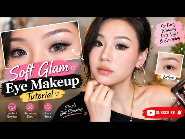 How to Get the Perfect Glowy Soft Glam Eye Look 💖