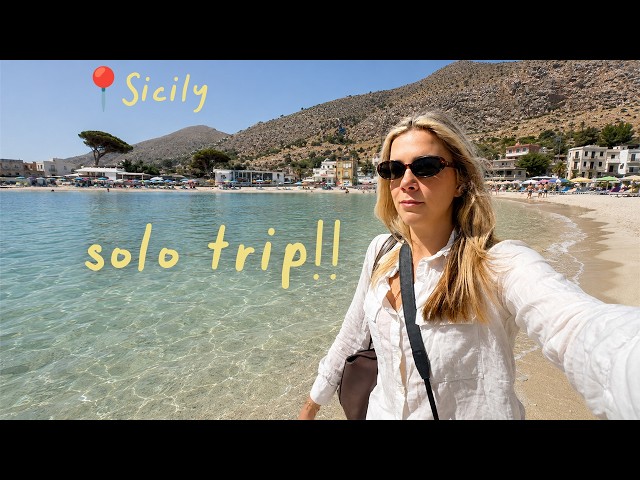 my first european solo trip to... to Sicily, Italy!