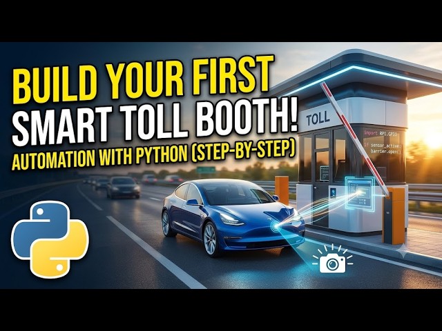 Build you First Smart Toll Booth Automation Project Using Python