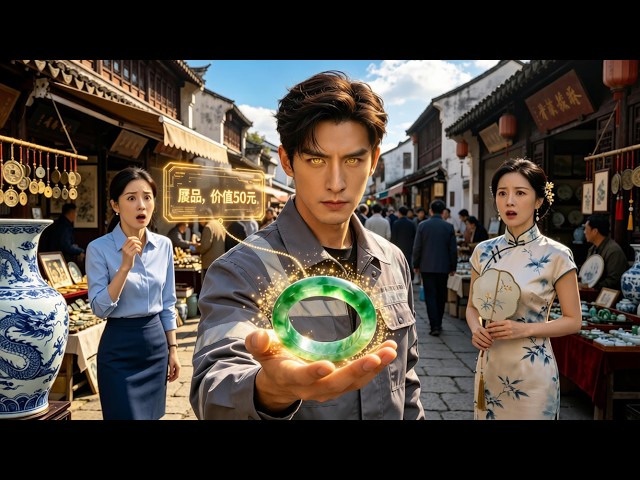 【高清全集】窮小夥偶遇上古神龍獲贈透視天瞳，古玩攤隨便撿殘舊物件，低價入手轉手狂賺千萬！# 神龍透視眼 #古玩撿漏 #草根逆襲