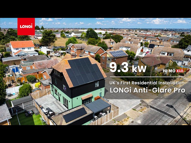 UK's First Residential Installation - LONGi Anti-Glare Pro
