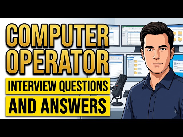 Computer Operator Interview Questions and Answers