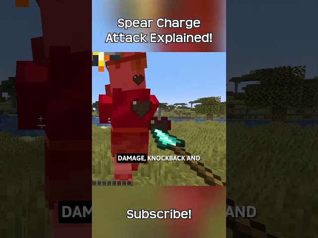 Minecraft's Spear Charge Attack Explained!!!
