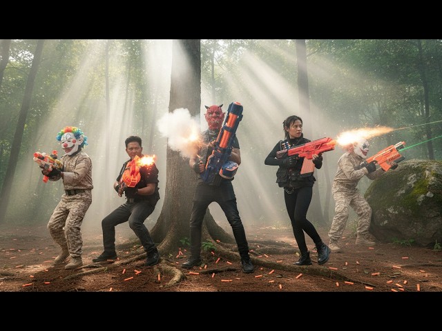 LTT Nerf Mod : SWAT Team Mission Nerf Guns Fight Against The Crimson Vipers