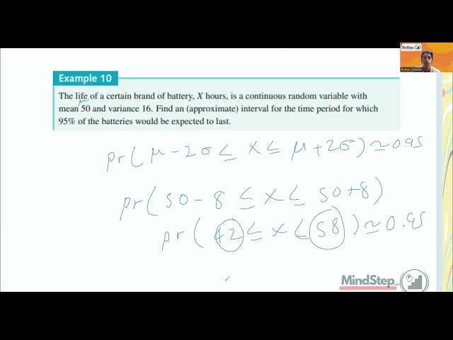 Maths Methods 3/4 - Probability: Continuous random variables Part 2