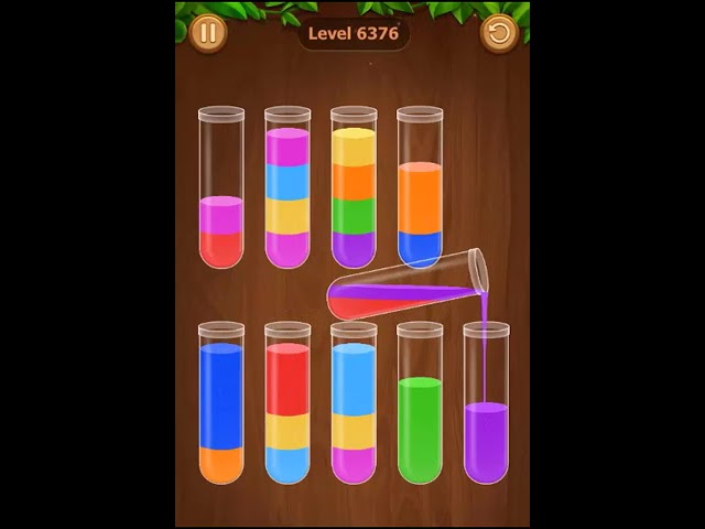 Water Sort - Color Sort Game Level 6371 - 6380 Walkthrough | PuzzleChallenge ✔️