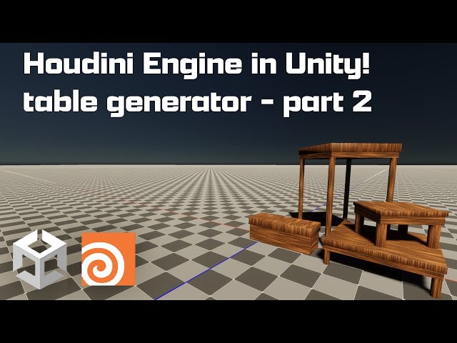 Houdini Engine In Unity! Table Generator - part 2
