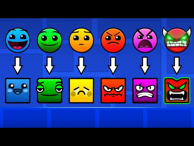 2.2 DIFFICULTY FACES ICON SETUP!!! - Geometry dash level requests