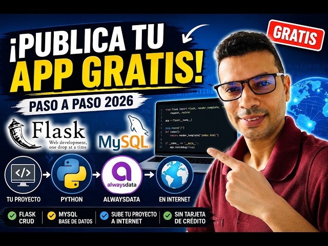 How to deploy a Flask + MySQL app for FREE on Alwaysdata | Step by step 2026