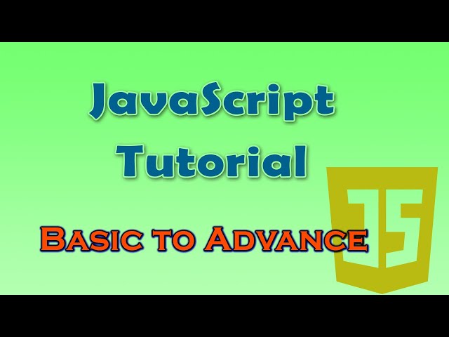 JavaScript Tutorial | Introduction | Learn JavaScript from basic to Advance | English Tutorial