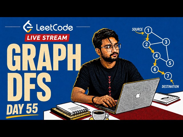 Day 49: Solving LeetCode Graph DFS Problems Live | Java DSA Practice