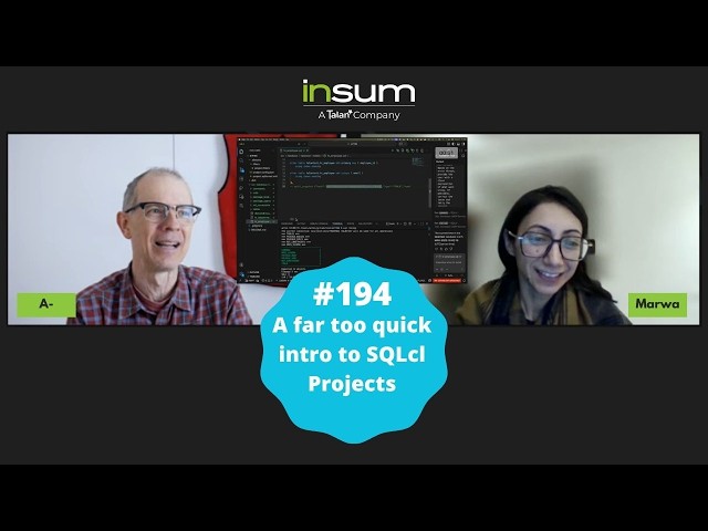 APEX Instant Tips #194: A far too quick intro to SQLcl Projects