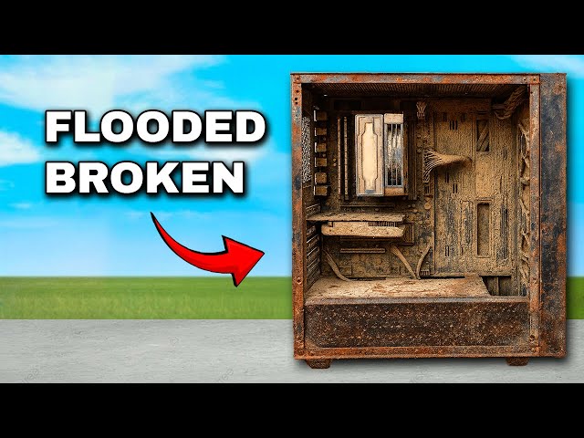 DISGUSTING TO LUXURIOUS Revived and Repaired a Dirty,  Flooded Gaming PC
