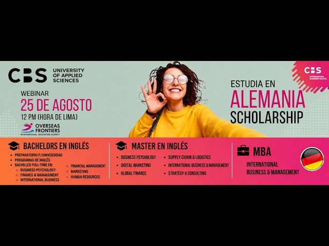 Estudia en Alemania con CBS University of Applied Sciences Aug 25 2026 12 30 PM