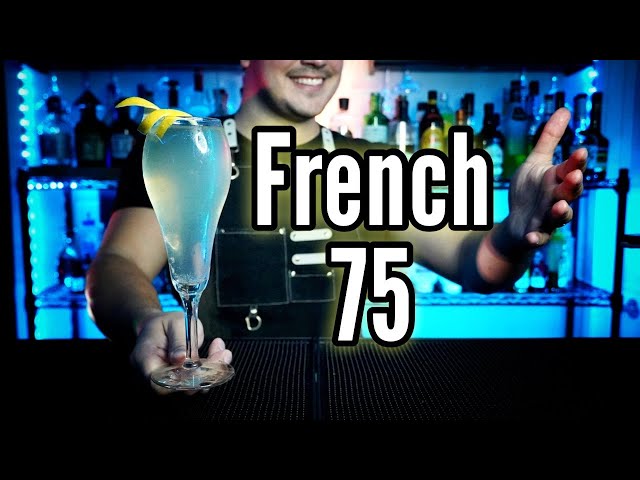 French 75 🇫🇷 🥂 Coctel para el brindis! #shorts