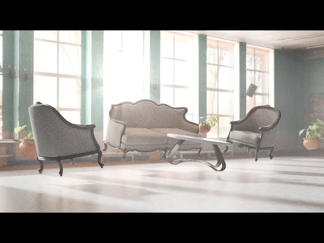3D Furniture Animation | Blender & After Effects | Realistic Interior Visualization