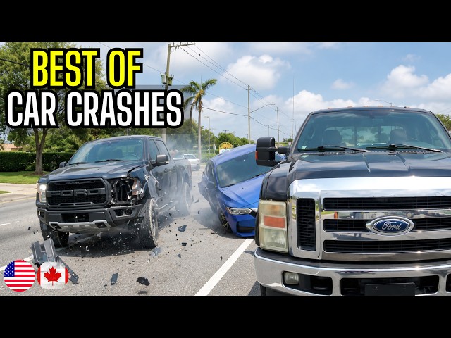 Best of Car Crashes Compilation | USA & Canada - 66