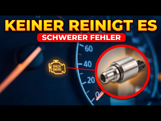 Der Sensor, der in Deinem Auto am Häufigsten AUSFÄLLT und den Fast Niemand Reinigt