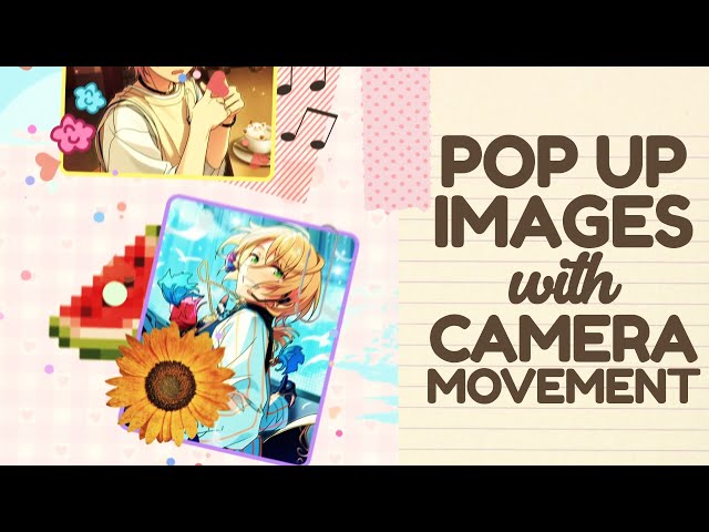 Pop-up Images with 3D Camera Transition || After Effects Tutorial