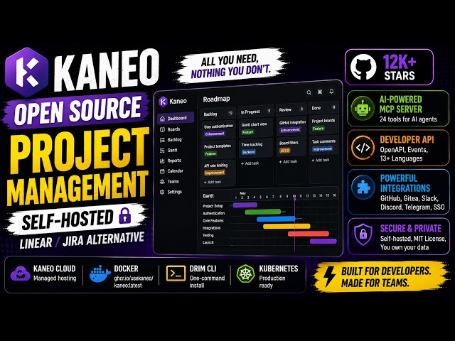 Kaneo : Open Source Project Management | Self-Hosted  | Linear/Jira Alternative