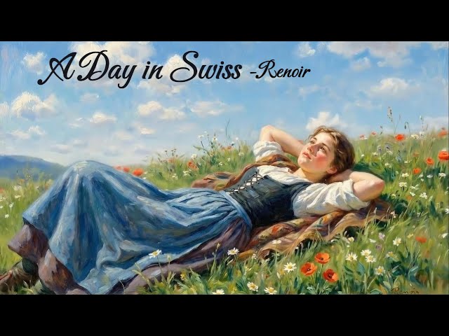 Visual Poems | A Day in the Alps: Renoir-Style   [art, Swiss, landscape, relax, visual, poem]