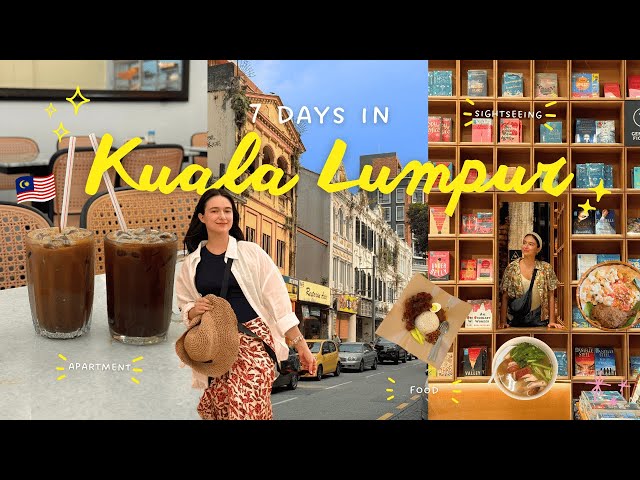KUALA LUMPUR 7 days vlog 🇲🇾 (w/ prices) street food, coffee hopping, shopping, where to stay
