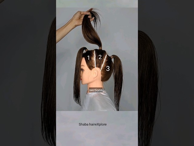 DIY LONG LAYER #shortvideo #haircuttutorial