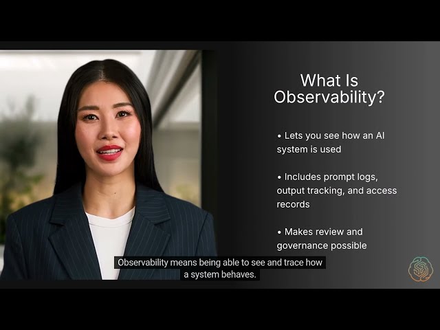 AI Essentials Training Video Series: Observability-Why It Matters in AI
