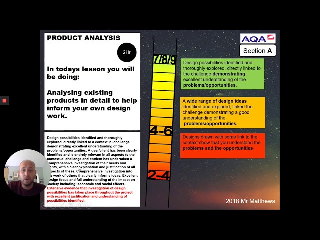 Design and Technology NEA:  Product Analysis
