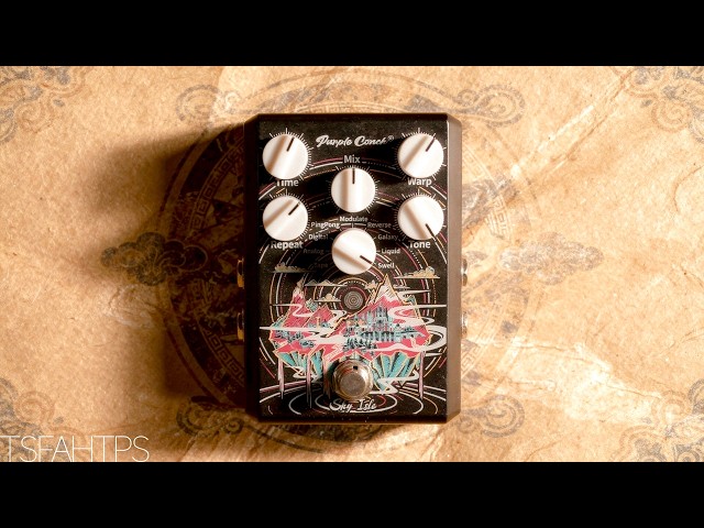 A Stereo Delay Dreamscape: Purple Conch Pedals - Sky Isle 9-Mode Delay