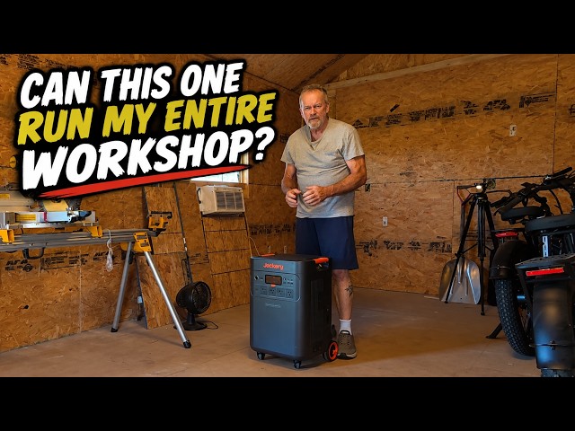 My Workshop Has NO POWER — So I’ve Been Using This