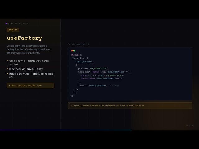 Deep Dive: useValue, useClass, useFactory, and useExisting in NestJS