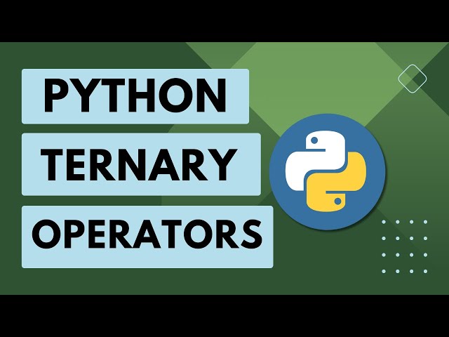 [28] Python Basics: Ternary Operators