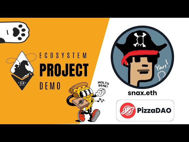The Story of PizzaDAO: Community, Crypto & Culture with snax man | Ecosystem Project Demo #29