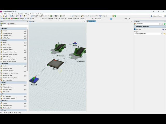 02 - Autodesk FlexSim Learning Series | How to Build a Simple Simulation Model in FlexSim