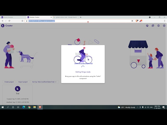 Kodular button and screen1 uses detailed videos kodular tutorial.